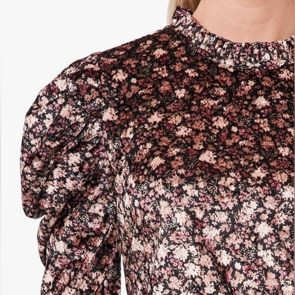 Cece Women’s Long Sleeve Blouse Size 3x Floral Multicolored - Picture 4 of 10